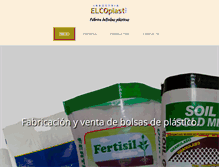 Tablet Screenshot of elcoplastsac.com